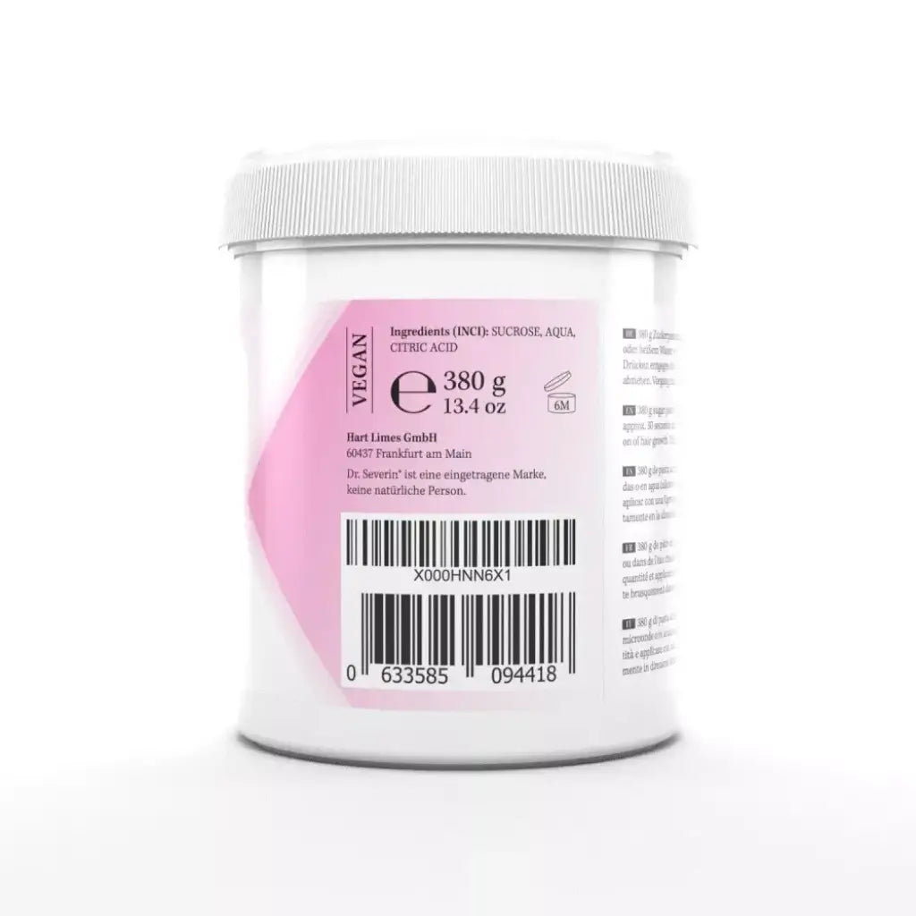 Sugaring Zuckerpaste Natürliche Haarentfernung | 380 g | Dr. Severin | V Welt