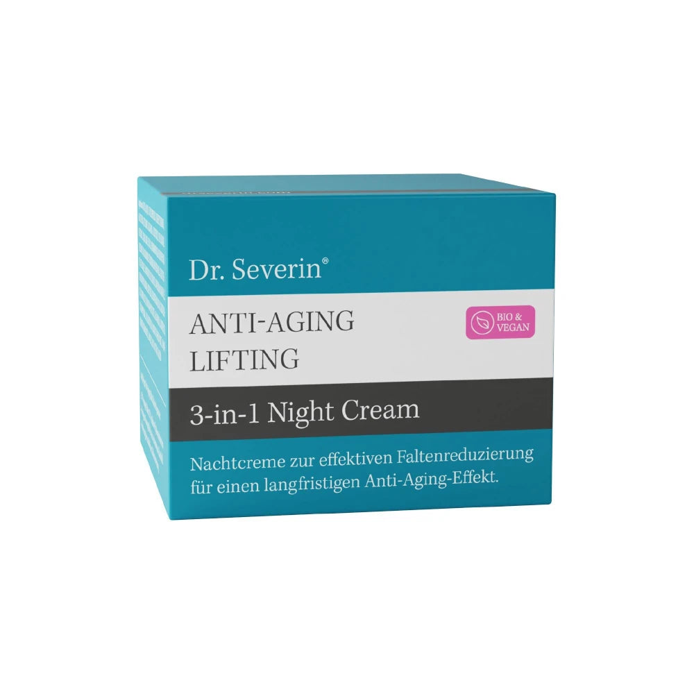 Anti Aging Lifting 3 in 1 Nachtcreme | 50 ml | Dr. Severin | V Welt