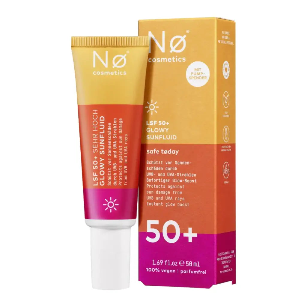 Ø Safe Tøday LSF 50+ Glowy Sunfluid | 50 ml | Nø Cosmetics | V Welt