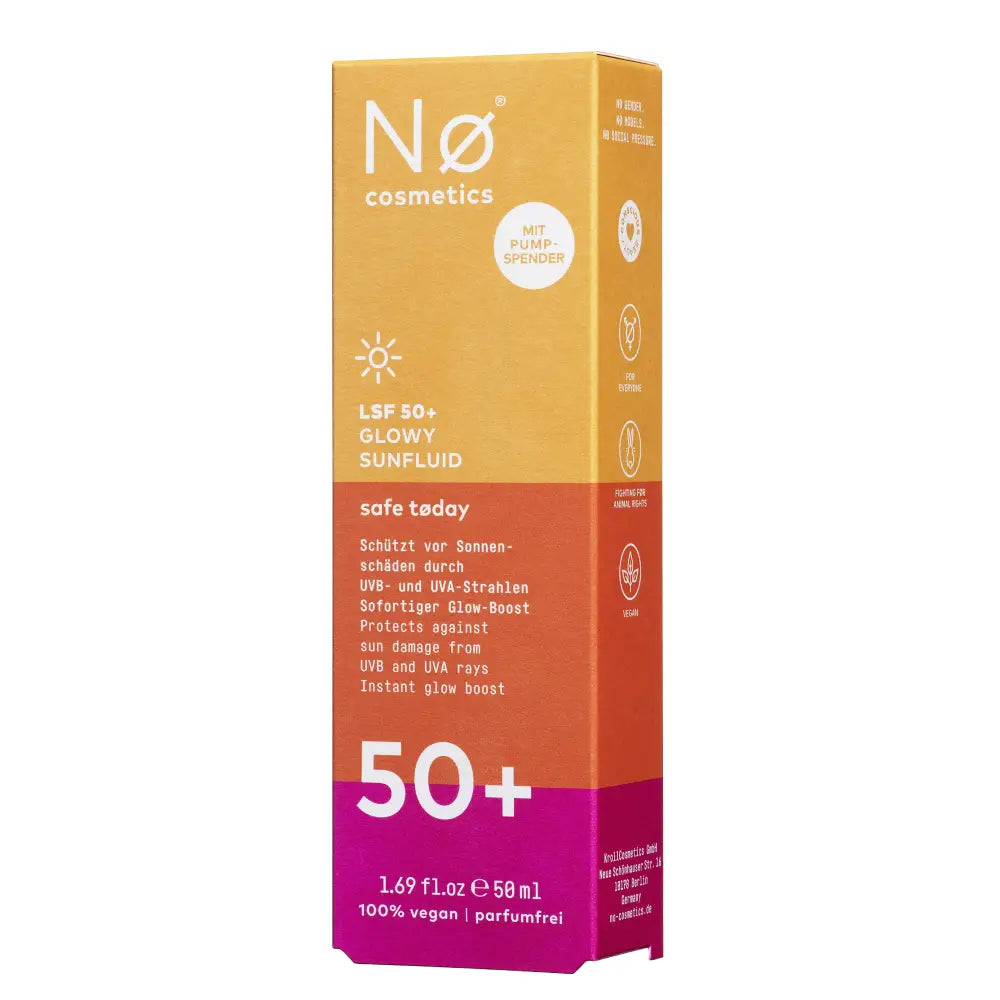 Ø Safe Tøday LSF 50+ Glowy Sunfluid | 50 ml | Nø Cosmetics | V Welt