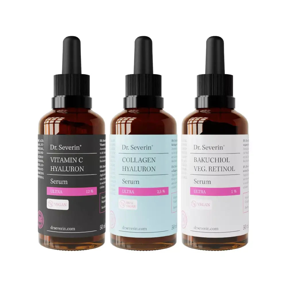 3er Original Ultra Serum Bundle | 3 x 50 ml | Dr. Severin | V Welt