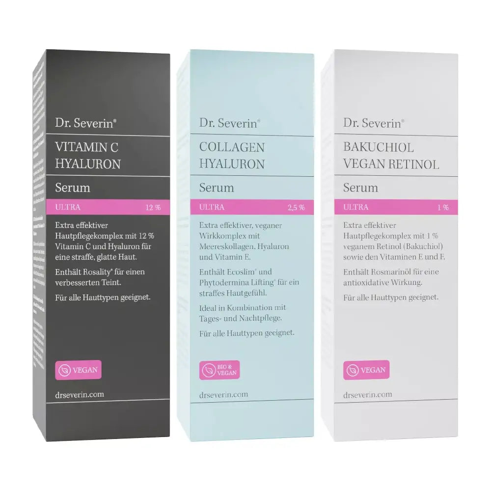 3er Original Ultra Serum Bundle | 3 x 50 ml | Dr. Severin | V Welt