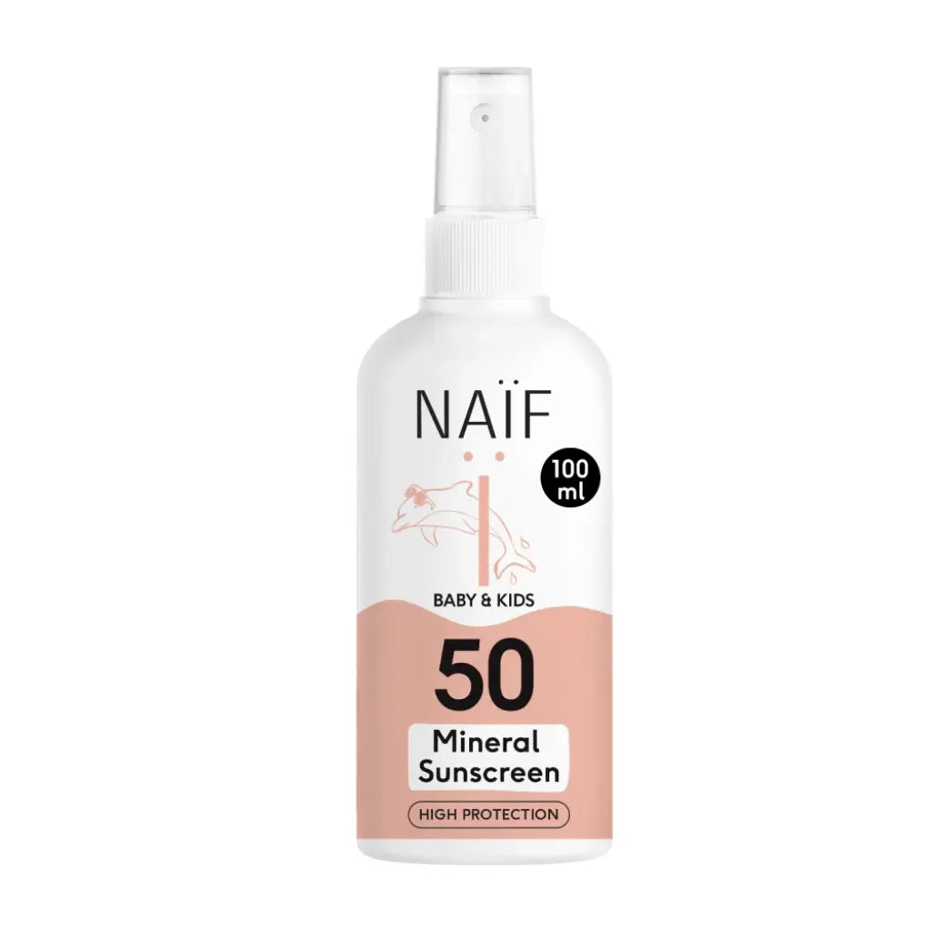 Sonnenschutzspray für Babys & Kinder SPF 50 | 100 ml | Naïf | V Welt