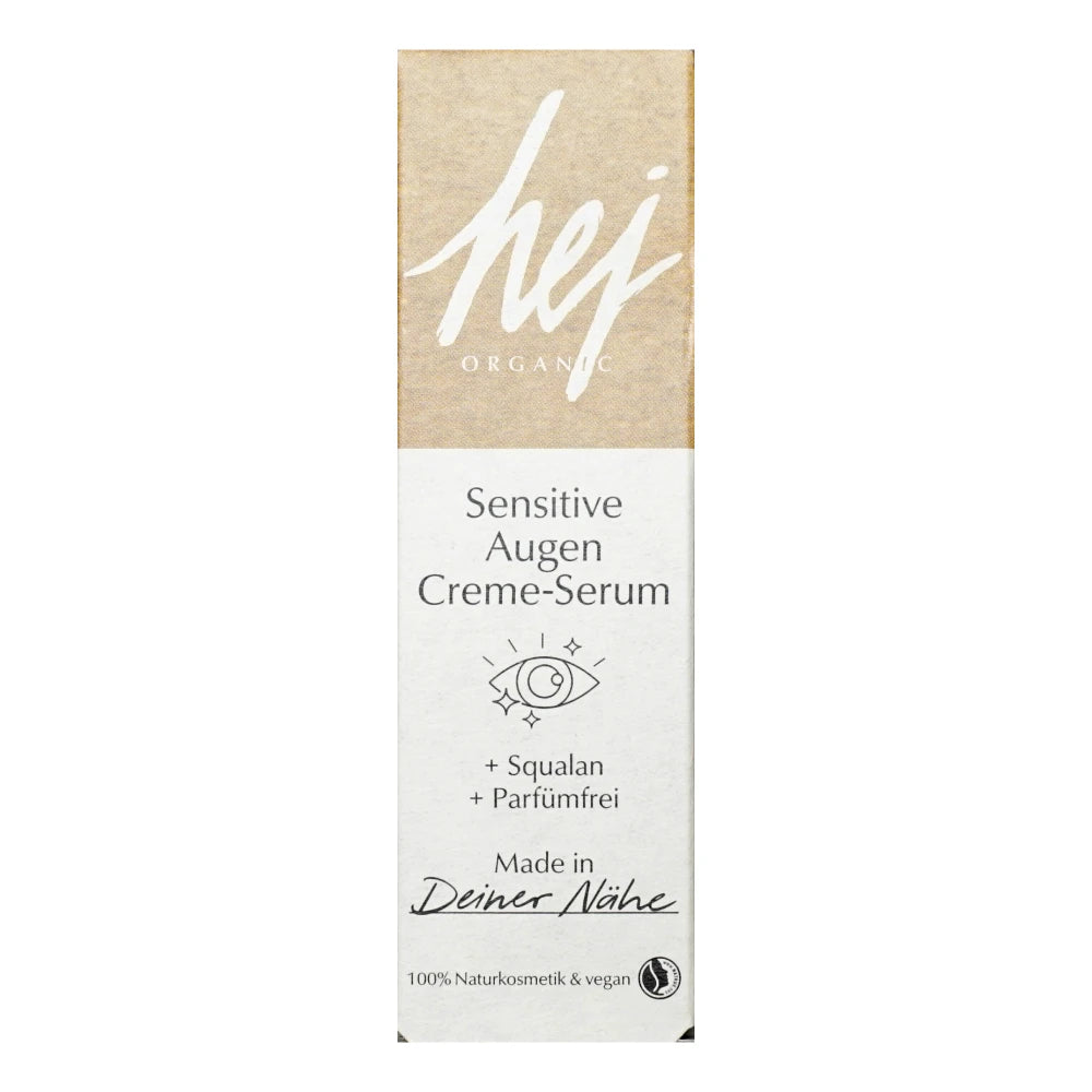 Sensitive Augen Creme-Serum | 15 ml | hej Organic | V Welt