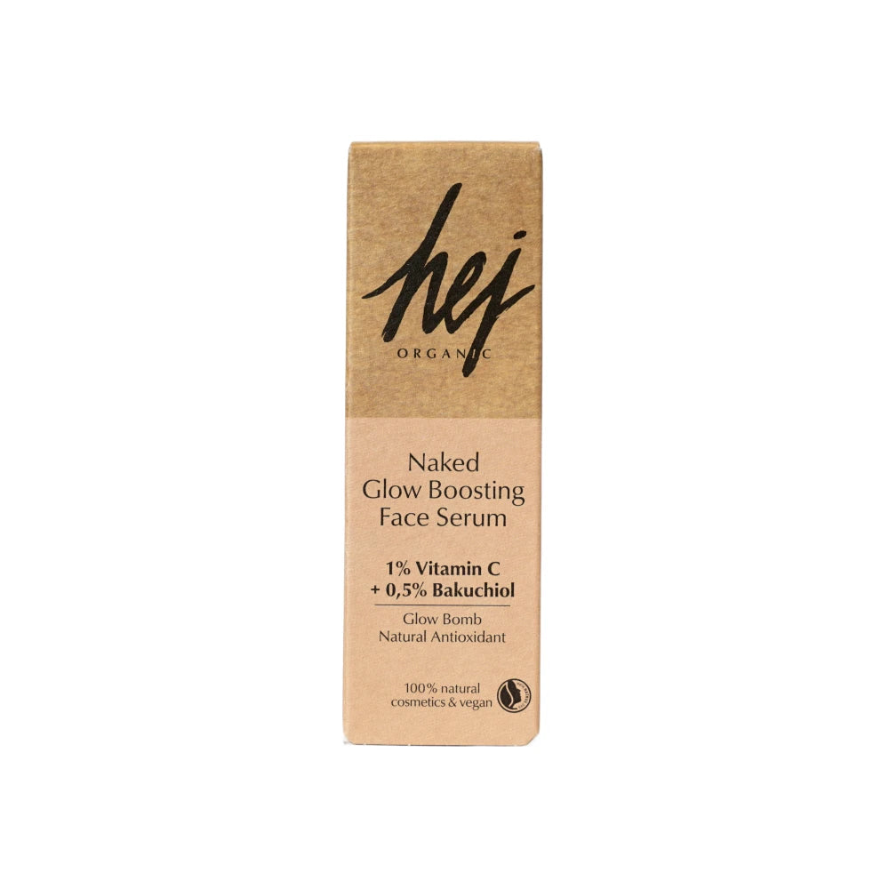 Naked Glow Boosting Face Serum | 30 ml | hej Organic | V Welt