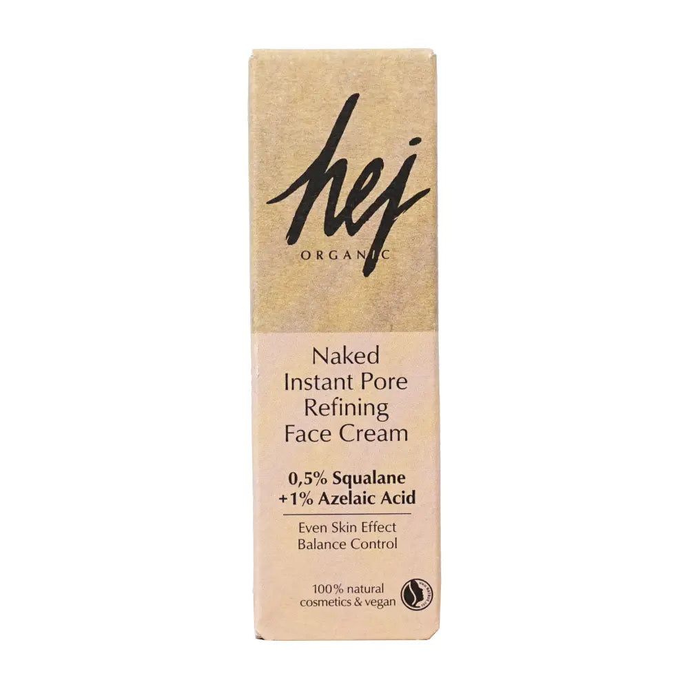 Naked Instant Pore Refining Face Cream | 30 ml | hej Organic | V Welt