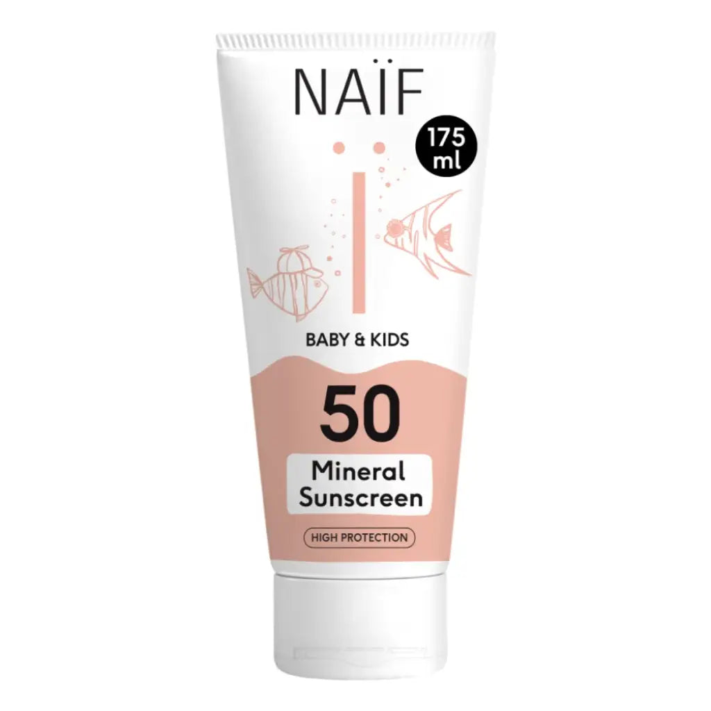 Mineralische Sonnenschutzcreme Babys & Kinder SPF50 | 175 ml | Naïf | V Welt